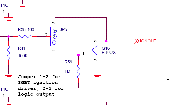 Ignition driver for Logic Level Output
